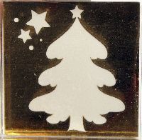 Artoz, Stempel Tannenbaum mit Stern, Weihnachten